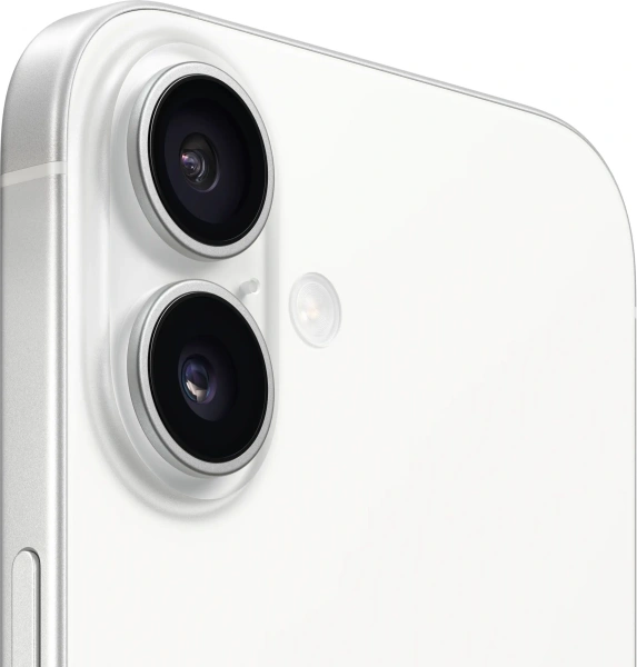 Смартфон Apple A3287 iPhone 16 256Gb белый моноблок 3G 4G 1Sim 6.1" 1179x2556 iOS 18 48Mpix 802.11 a/b/g/n/ac/ax/be NFC GPS Protect