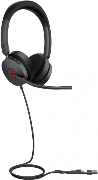 Гарнитура проводная Yealink UH48 Dual UC USB-C/A черный
