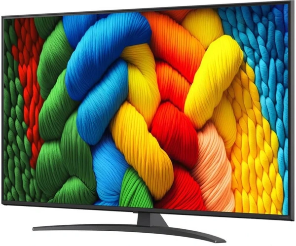 Телевизор LED LG 50" 50NANO81A6A.ARUG черный 4K Ultra HD 60Hz DVB-T DVB-T2 DVB-C DVB-S DVB-S2 USB WiFi Smart TV