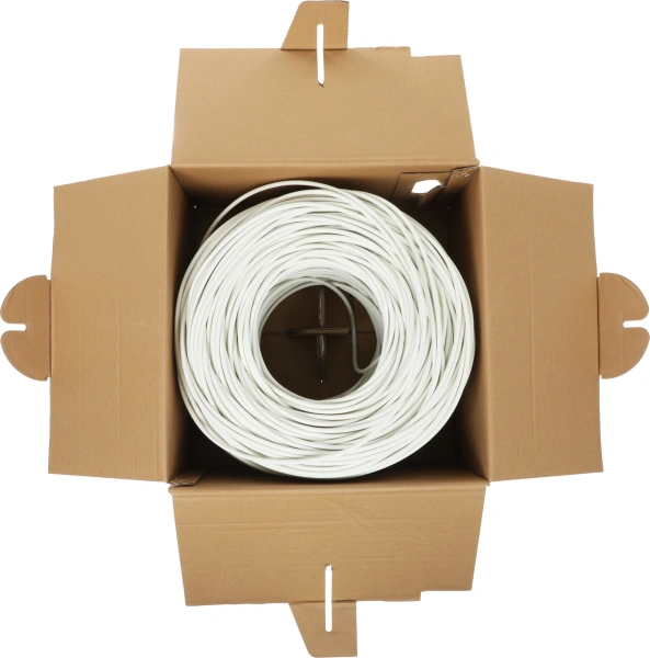 Кабель информационный Lanmaster TWT-5EFTP-LSZH кат.5E FTP 4 пары 24AWG LSZH внутренний 305м белый