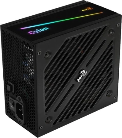 Блок питания Aerocool ATX 600W CYLON 600 80+ (20+4pin) APFC 120mm fan color 5xSATA RTL