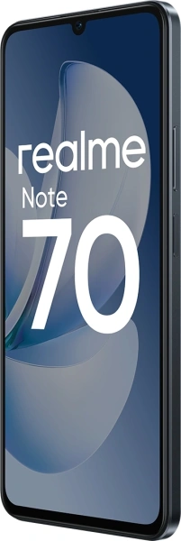 Смартфон Realme RMX5313 Note 70 128Gb 6Gb черный моноблок 3G 4G 6.7" 720x1600 Android 15 13Mpix 802.11 a/b/g/n/ac NFC GPS GSM900/1800 GSM1900