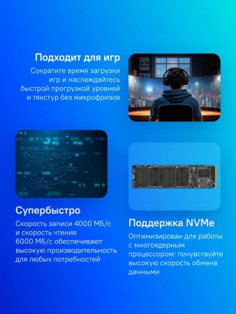 Накопитель SSD A-Data PCIe 4.0 x4 1TB SLEG-860-1000GCS Legend 860 M.2 2280