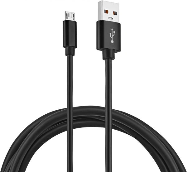Кабель KingPrice KP-microUSB-2.4A-2m USB (m)-micro USB (m) 2м черный