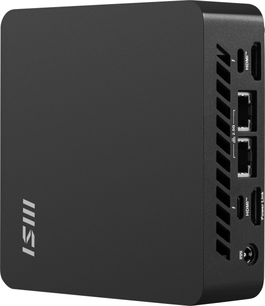 Неттоп MSI Cubi NUC AI 1UMG-042XRU Core Ultra 5 125H (1.2) 16Gb SSD1Tb Arc graphics без ОС 2x2.5GbitEth WiFi BT 120W черный (9S6-B20911-042)