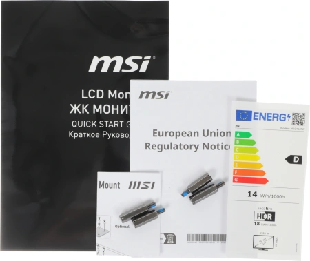 Монитор MSI 23.8" Modern MD2412PW белый IPS LED 1ms 16:9 HDMI M/M матовая HAS Piv 300cd 178гр/178гр 1920x1080 100Hz FreeSync FHD USB 4.65кг