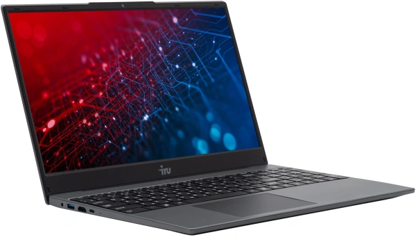 Ноутбук IRU Tactio 15PHC Ryzen 7 5700U 16Gb SSD512Gb AMD Radeon Graphics 15.6" IPS FHD (1920x1080) Windows 11 Pro Multi Language black WiFi BT Cam 4350mAh (2017348)