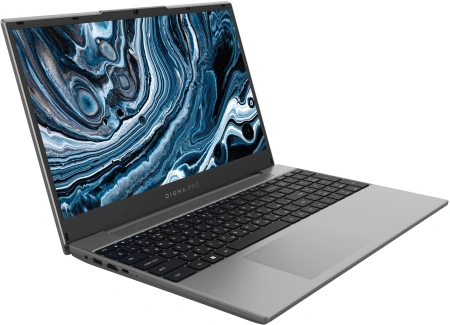 Ноутбук Digma Pro Breve Ryzen 7 5800U 16Gb SSD512Gb AMD Radeon Graphics 15.6" IPS FHD (1920x1080) Windows 11 Pro dk.grey WiFi BT Cam 4500mAh (DN15R7-ADXW02)