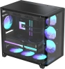 Корпус Formula Crystal U2 черный без БП ATX 10x120mm 1xUSB2.0 1xUSB3.0 audio bott PSU