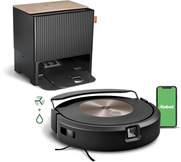 Пылесос-робот Irobot Roomba Combo J9+ 70Вт черный (в компл.:2мешка)