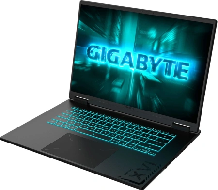 Ноутбук Gigabyte GAMING A16 Core i5 13420H 16Gb SSD512Gb NVIDIA GeForce RTX4050 6Gb 16" IPS FHD+ (1920x1200) FreeDOS grey WiFi BT Cam (CMHH2KZ893SD)