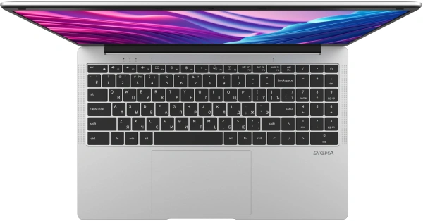 Ноутбук Digma EVE C5403 Celeron N4020 4Gb SSD128Gb Intel UHD Graphics 600 15.6" IPS FHD (1920x1080) Windows 11 Pro silver WiFi BT Cam 5000mAh (DN15CN-4BXW02)