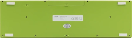 Клавиатура + мышь Acer OCC205 клав:зеленый/желтый мышь:зеленый/желтый USB беспроводная slim Multimedia (ZL.ACCEE.00E)