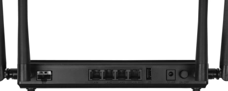 Роутер беспроводной D-Link DIR-825/GFRU/R3A AC1200 1000BASE-X SFP/4G ready черный