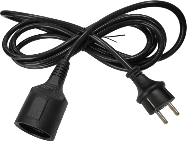 Шнур питания Lanmaster LAN-PPS/SH-10.0-BK вилка Shuko-Shuko розетка проводник.:3x1.5мм2 10м 220В 16А черный