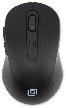 Мышь Оклик 677MW черный оптическая 1600dpi беспров. USB 6but (1520859)