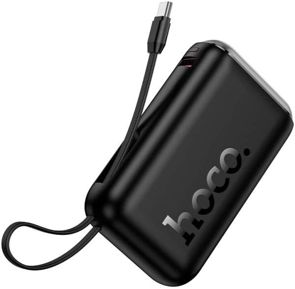 Мобильный аккумулятор Hoco J157 10000mAh QC3.0/PD 22.5W 2A USB-A/2xUSB-C черный (62055)