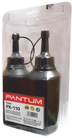Тонер Pantum PX-110 черный флакон 2x (в компл.:2 чипа) для принтера P2000/M5000/M6000