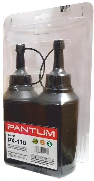 Тонер Pantum PX-110 черный флакон 2x (в компл.:2 чипа) для принтера P2000/M5000/M6000