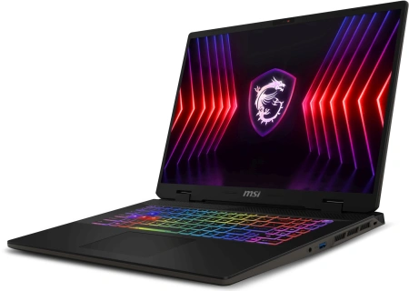 Ноутбук MSI Sword 17 HX B13VEKG-200XRU Core i7 13700HX 16Gb SSD512Gb NVIDIA GeForce RTX4050 6Gb 17" IPS FHD+ (1920x1200) FreeDOS grey space WiFi BT Cam (9S7-17T214-200)