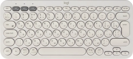 Клавиатура Logitech K380 белый беспроводная BT (920-009589)