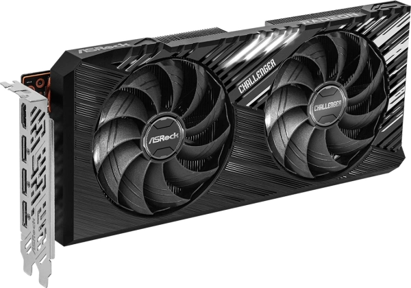 Видеокарта Asrock PCI-E 4.0 RX7700XT CL 12GO AMD Radeon RX 7700XT 12Gb 192bit GDDR6 2226/18000 HDMIx1 DPx3 HDCP Ret