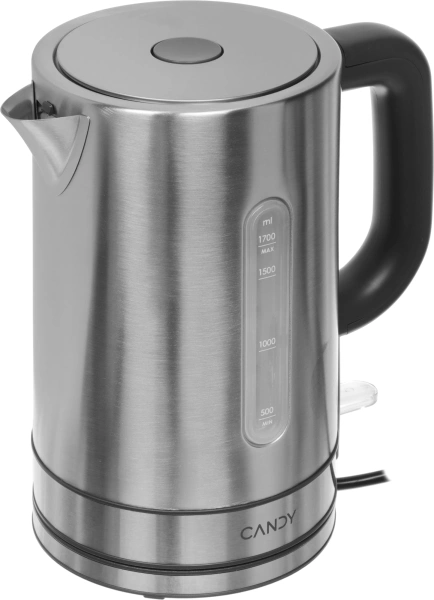 Чайник электрический Candy CK-204 1.7л. 2200Вт графит корпус: нерж.сталь (FM04W3D00RU)