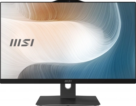 Моноблок MSI Modern AM242P 1M-1028RU 23.8" Full HD Core 5 120U (1.4) 16Gb SSD512Gb Graphics Windows 11 Pro GbitEth WiFi BT 120W клавиатура мышь Cam черный 1920x1080