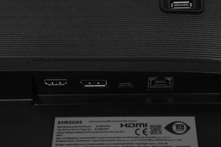 Монитор Samsung 27" ViewFinity S27B800PXIXCI черный IPS LED 16:9 HDMI полуматовая HAS Piv 350cd 178гр/178гр 3840x2160 60Hz DP 4K USB 6.7кг