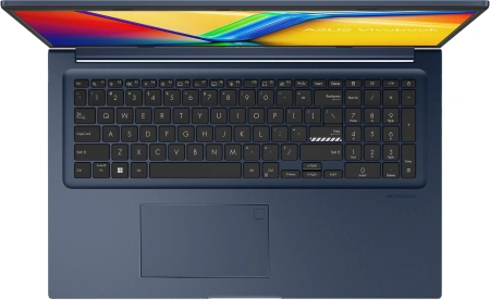 Ноутбук Asus Vivobook 17 X1704VA-AU639 Core i3 1315U 8Gb SSD512Gb Intel UHD Graphics 17.3" IPS FHD (1920x1080) без ОС blue WiFi BT Cam (90NB10V2-M00RJ0)