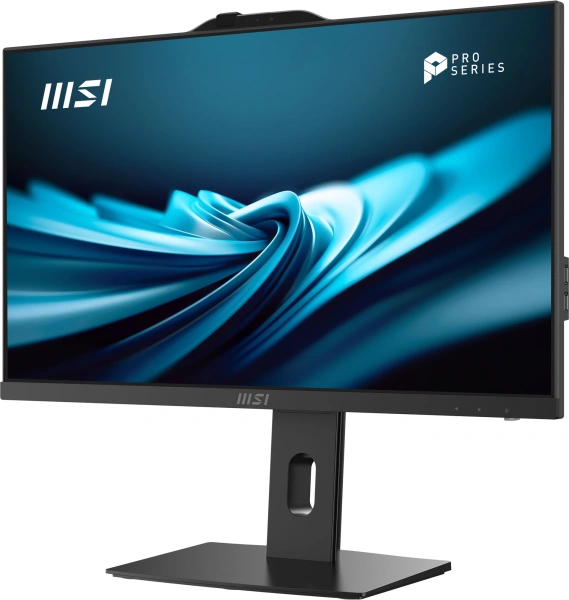 Моноблок MSI Pro AP242P 14M-688RU 23.8" Full HD i7 14700 (2.1) 16Gb SSD512Gb UHDG 770 Windows 11 Pro GbitEth WiFi BT 120W клавиатура мышь Cam черный 1920x1080