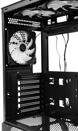 Корпус Formula Crystal Z1 PLUS черный без БП ATX 2x120mm 2xUSB2.0 1xUSB3.0 audio bott PSU