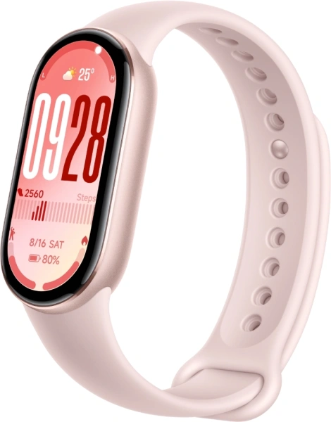 Фитнес-трекер Xiaomi Smart Band 10 AMOLED корп.:розовое золото рем.:розовый (BHR9999GL)