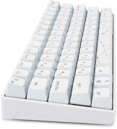 Клавиатура GMNG GG-KB505XW механическая белый USB беспроводная BT/Radio for gamer LED (1910522)