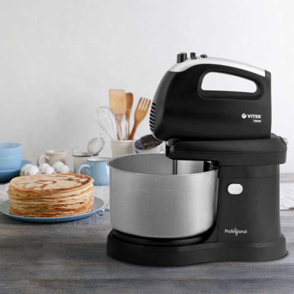 Миксер стационарный Vitek VT-1417 ST 700Вт черный