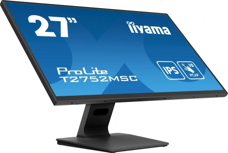 Монитор Iiyama 27" ProLite T2752MSC-B1 черный IPS LED 16:9 HDMI M/M глянцевая 1000:1 400cd 178гр/178гр 1920x1080 60Hz DP FHD USB Touch 6.7кг