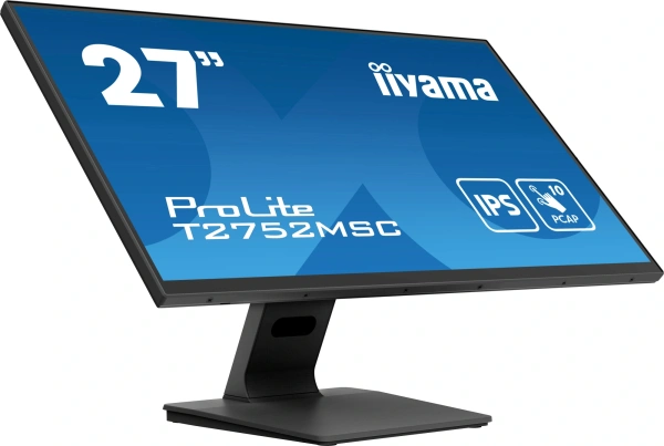 Монитор Iiyama 27" ProLite T2752MSC-B1 черный IPS LED 16:9 HDMI M/M глянцевая 1000:1 400cd 178гр/178гр 1920x1080 60Hz DP FHD USB Touch 6.7кг