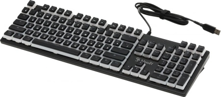 Клавиатура A4Tech S510NP механическая черный USB for gamer LED (S510NP (PUDDING BLACK)) кабель 1.8м