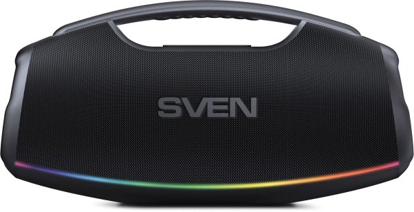 Колонка порт. Sven АС PS-990 черный 180W 2.0 BT/3.5Jack 5200mAh (без.бат) (SV-022891)
