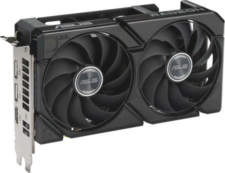 Видеокарта Asus PCI-E 5.0 DUAL-RX9060XT-16G AMD Radeon RX 9060XT 16Gb 128bit GDDR6 2620/20000 HDMIx1 DPx2 HDCP Ret