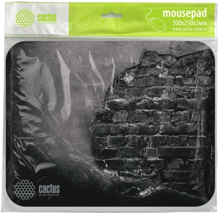 Коврик для мыши Cactus Brick Wall рисунок 300x250x3мм (CS-MP-DWM)