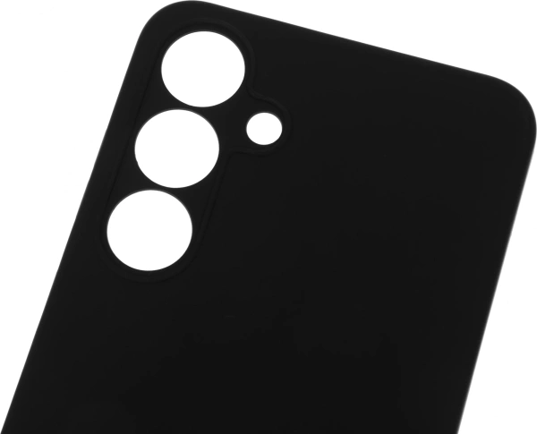 Чехол (клип-кейс) BoraSCO для Samsung Galaxy S25+ Silicone Case черный (74434)