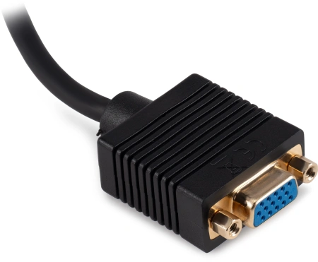 Переходник Buro DVI-D (m) VGA (f) 0.23м (BU-DVI-VGA) черный
