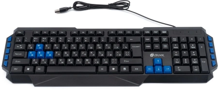 Клавиатура Оклик 750G FROST WAR черный/черный USB Multimedia for gamer (337452)