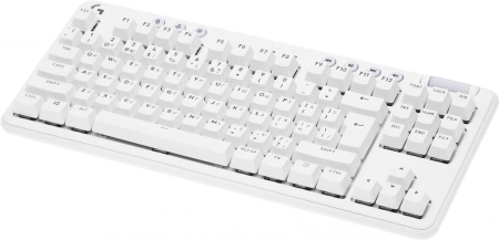 Клавиатура Logitech G715 TKL механическая белый USB беспроводная BT/Radio Multimedia for gamer LED (подставка для запястий) (920-010464)