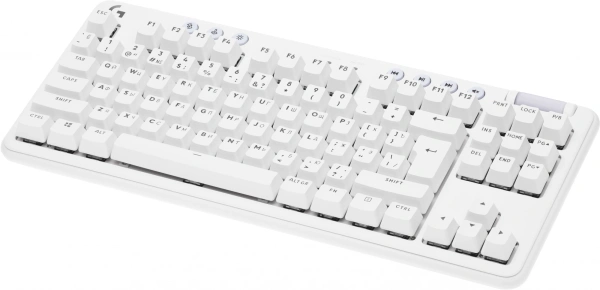 Клавиатура Logitech G715 TKL механическая белый USB беспроводная BT/Radio Multimedia for gamer LED (подставка для запястий) (920-010464)
