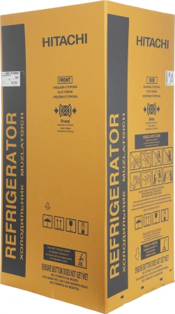 Холодильник Hitachi R-W660PUC7X GS 2-хкамерн. серебристый глянц. инвертер