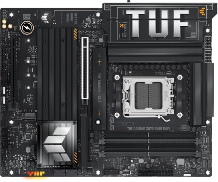 Материнская плата Asus TUF GAMING X870-PLUS WIFI Socket AM5 AMD X870 4xDDR5 ATX AC`97 8ch(7.1) 2.5Gg RAID+HDMI