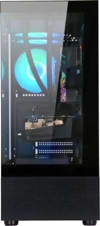 Корпус Formula Crystal Z1 черный без БП ATX 2xUSB2.0 1xUSB3.0 audio bott PSU