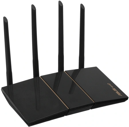 Роутер беспроводной Asus RT-AX57 AX3000 10/100/1000BASE-TX черный